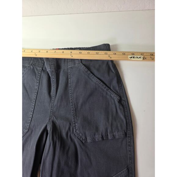 SPANX Black Fade Cargo Jogger Ankle Zipper Active Pants SZ M - Picture 6 of 11